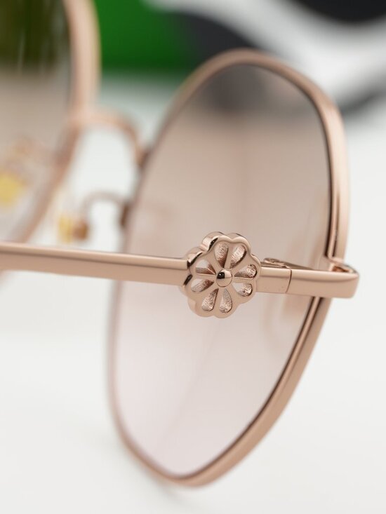 Kate Spade VENUS/F/S 0000 M2 Round Women Sunglasses - Gold/Brown main image 5